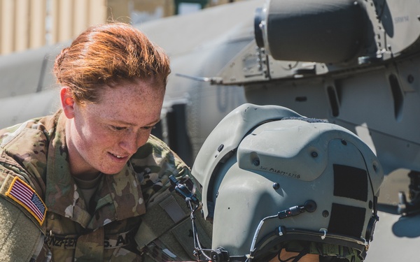 Montessori School, Ergersheim, Germany visitis the 1st Combat Aviation Brigade