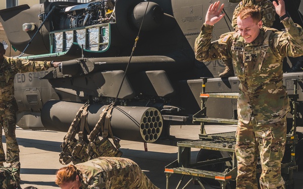 Montessori School, Ergersheim, Germany visits the 1st Combat Aviation Brigade