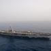 The John C. Stennis Carrier Strike Group and Abraham Lincoln Strike group conduct operations at sea