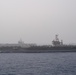 The John C. Stennis Carrier Strike Group and Abraham Lincoln Strike group conduct operations at sea
