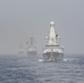 The John C. Stennis Carrier Strike Group and Abraham Lincoln Strike group conduct operations at sea