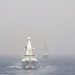 The John C. Stennis Carrier Strike Group and Abraham Lincoln Strike group conduct operations at sea