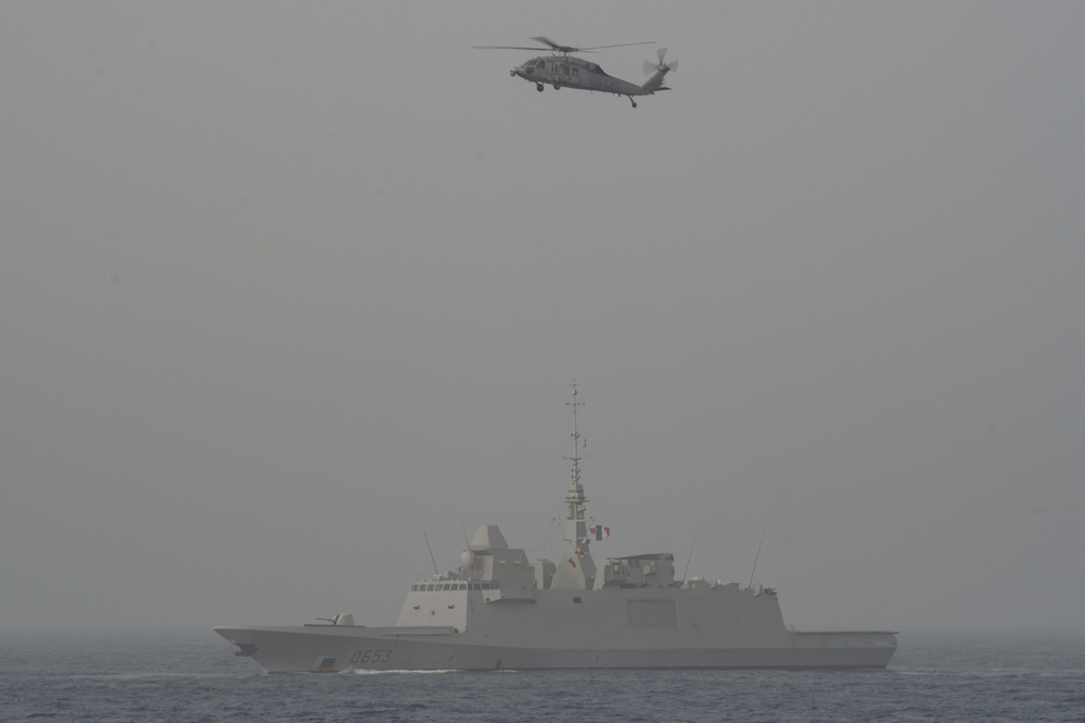 The John C. Stennis Carrier Strike Group and Abraham Lincoln Strike group conduct operations at sea The John C. Stennis Carrier Strike Group and Abraham Lincoln Strike group conduct operations at sea