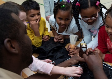 GW Sailors Participate In Local Elementary School Career Day