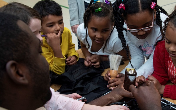 GW Sailors Participate In Local Elementary School Career Day