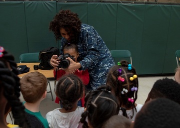GW Sailors Participate In Local Elementary School Career Day