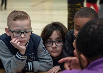 GW Sailors Participate In Local Elementary School Career Day