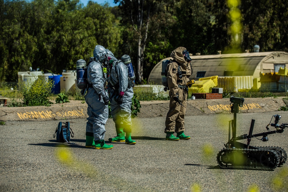 1st Explosive Ordnance Disposal Company and Chemical, Biological, Radiological, Nuclear Field Exercise