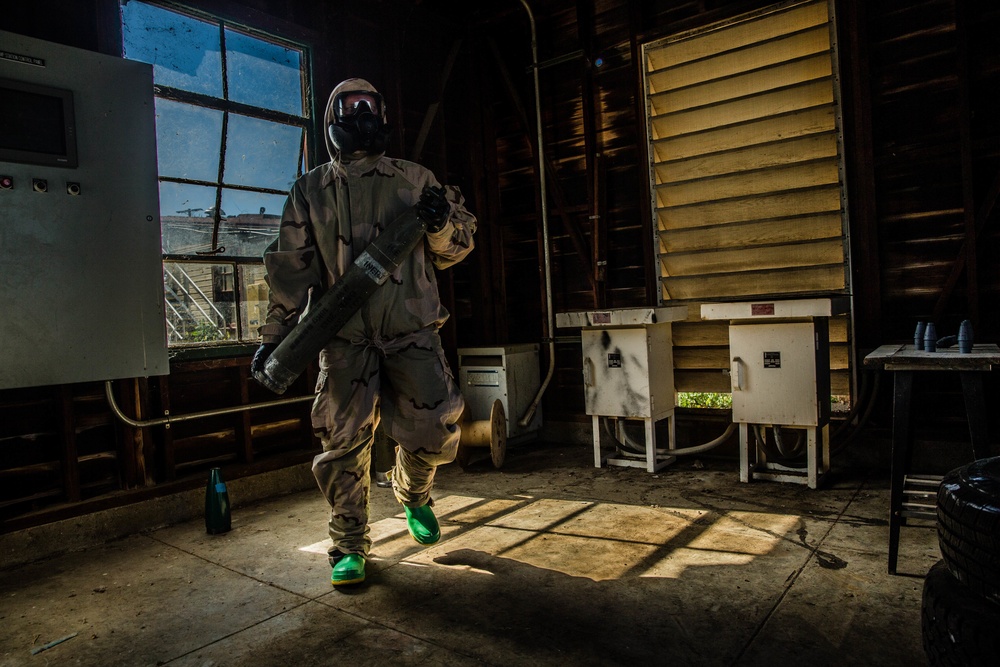 1st Explosive Ordnance Disposal Company and Chemical, Biological, Radiological, Nuclear Feild Exercise