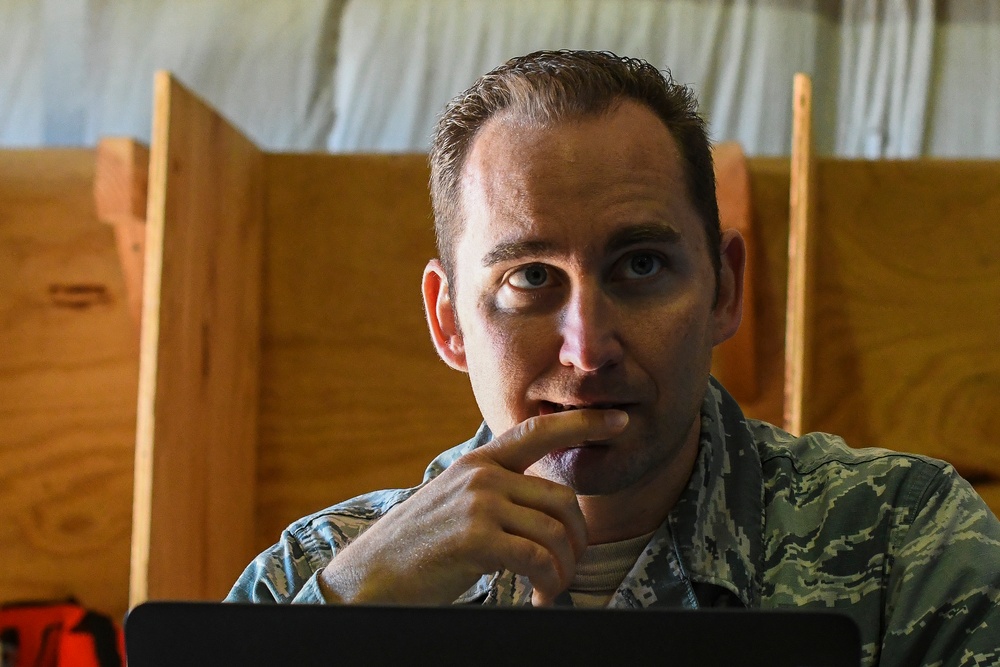 Finance, contracting Airmen test deployment readiness