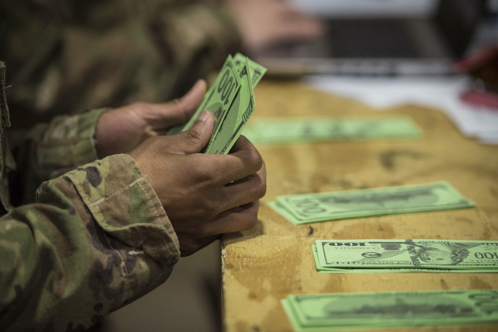 Finance, contracting Airmen test deployment readiness