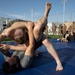 Soldiers Test Their Grappling Skills Against the Pros