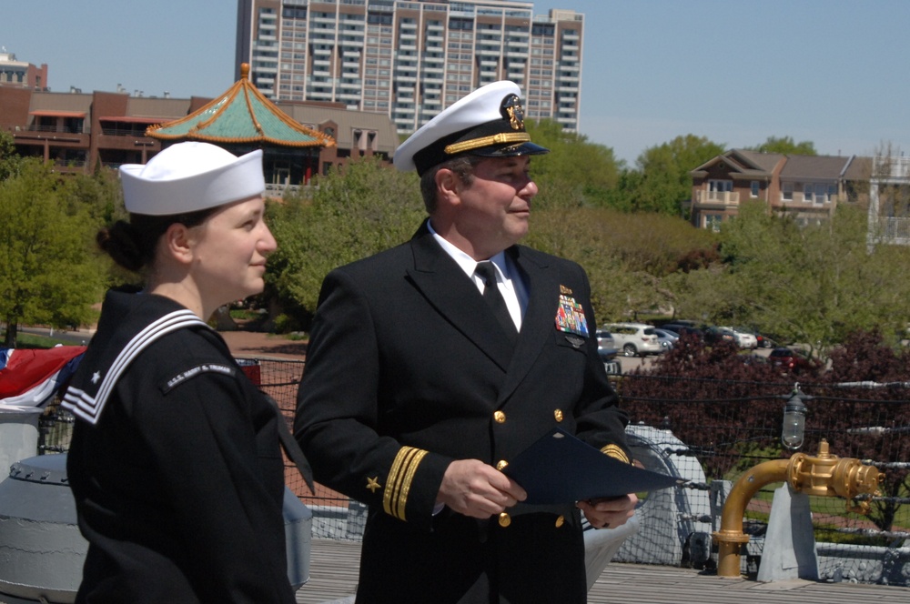 Re-enlistment ceremony