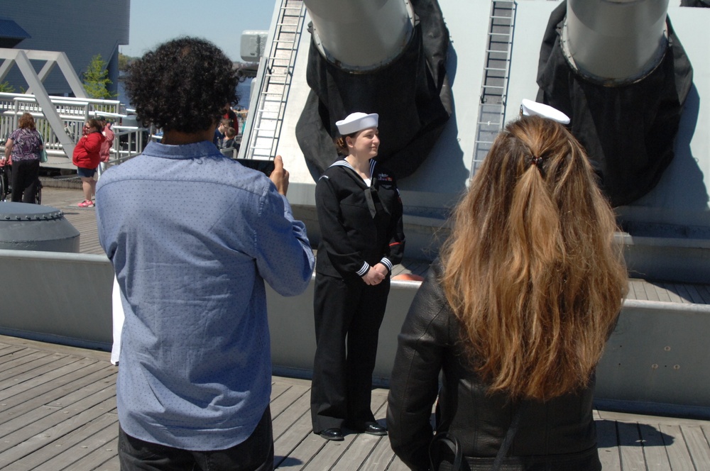 Re-enlistment ceremony