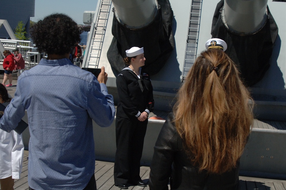 Re-enlistment ceremony