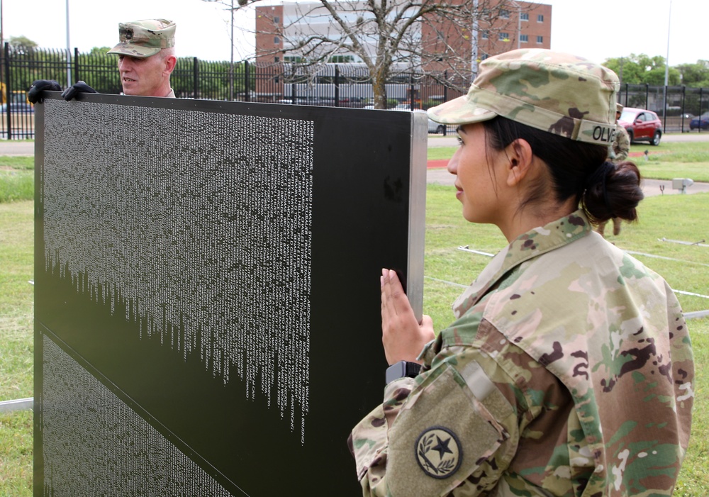 Traveling Vietnam Wall comes to Camp Mabry