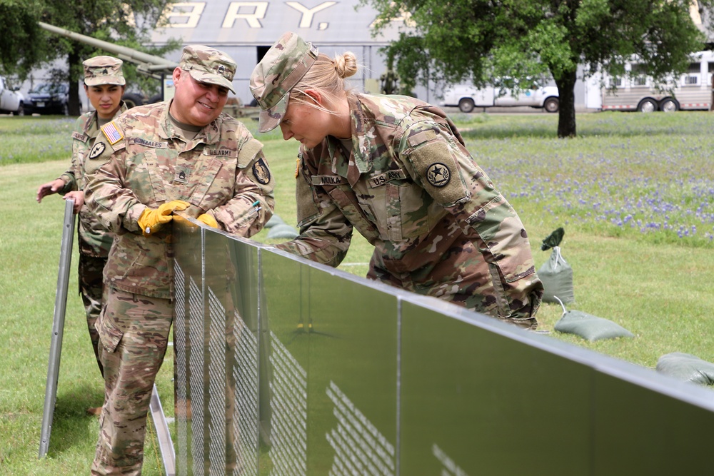 Traveling Vietnam Wall comes to Camp Mabry