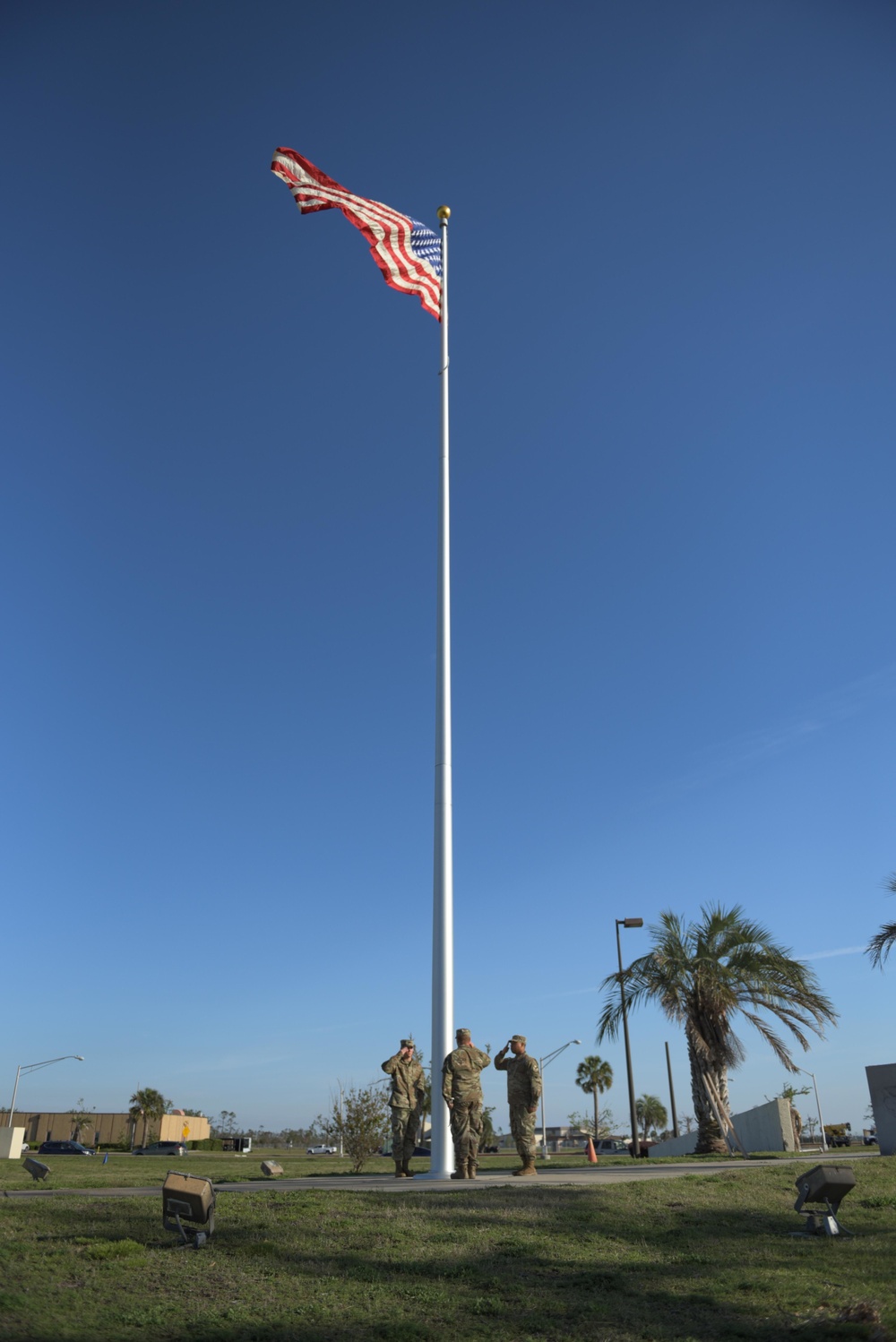 325th Fighter Wing Airmen Leadership Students Lift Tyndall AFB Installation Flag