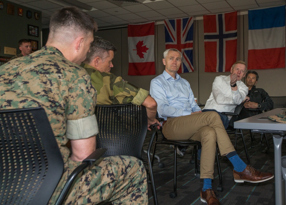 Norwegian Ambassador, Kåre R. Aas Visits II MIG’s 2nd ANGLICO