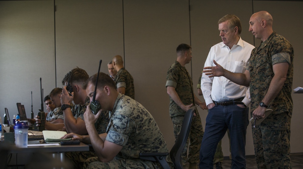 Norwegian Ambassador, Kåre R. Aas Visits II MIG’s 2nd ANGLICO