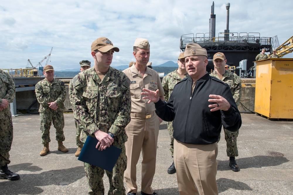 CNO and MCPON Visit USS Nevada (SSBN 733)