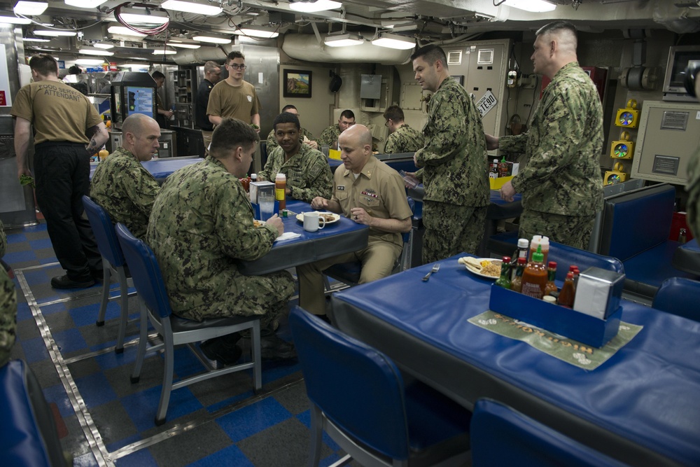 CNO and MCPON Visit USS Nevada (SSBN 733)