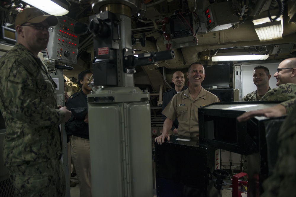 CNO and MCPON Visit USS Nevada (SSBN 733)