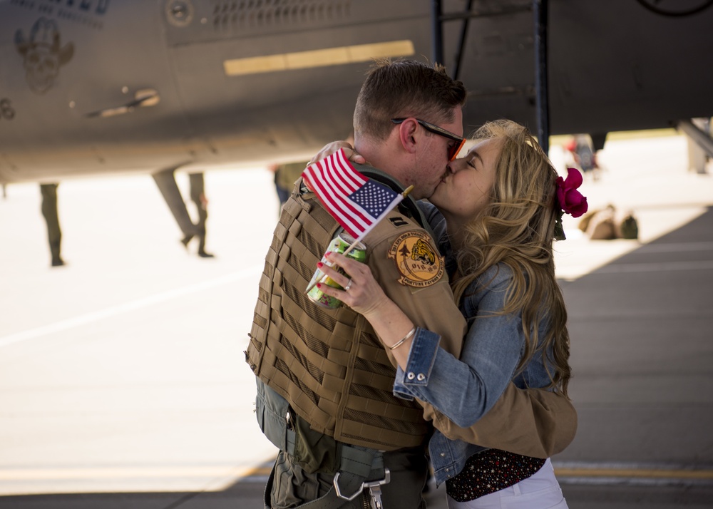 391st Fighter Squadron returns from deployment