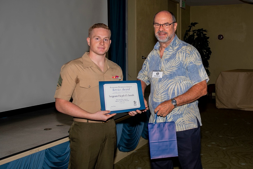 Kaneohe Business Group recognizes U.S. Marines