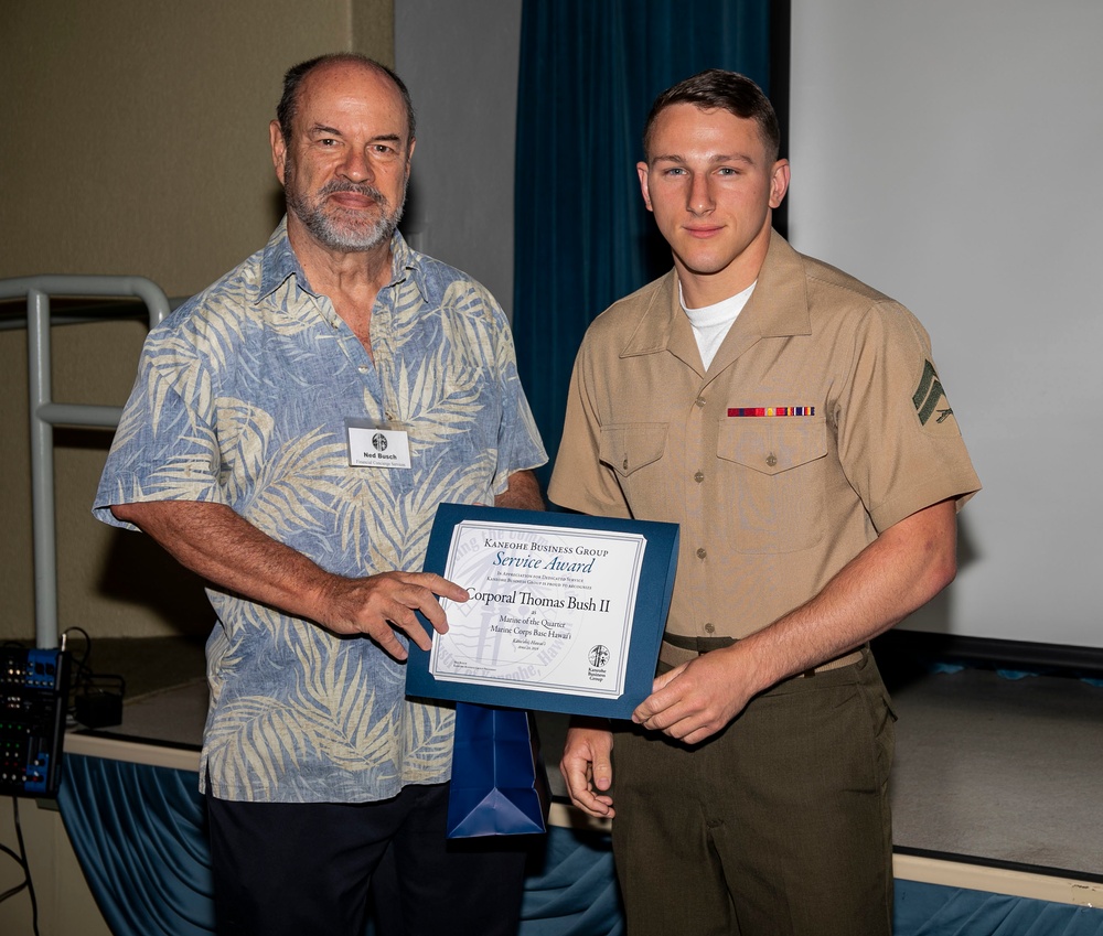 Kaneohe Business Group recognizes U.S. Marines