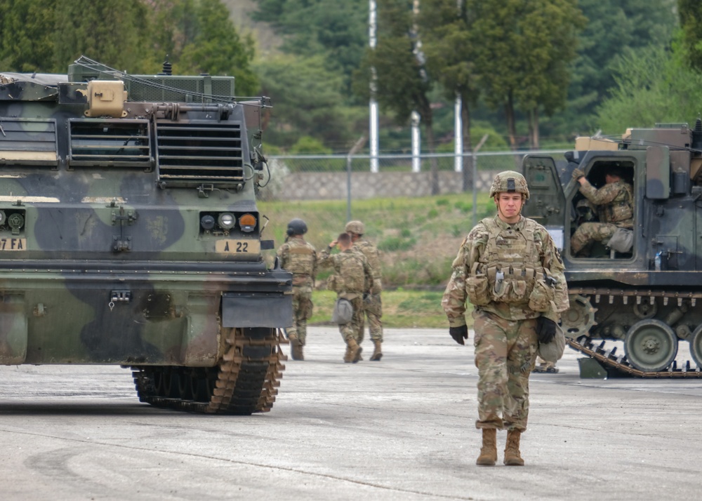 Thunder Soldiers Conduct PMCS