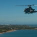 U.S. Marines fly over Darwin for Anzac Day