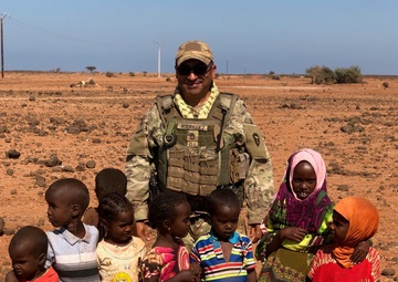 Building partnerships in Djibouti”; Deployed Texas Guardsman inspires Laredo school donations, delivers 500 sandals to barefooted orphans