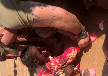 Building partnerships in Djibouti”; Deployed Texas Guardsman inspires Laredo school donations, delivers 500 sandals to barefooted orphans