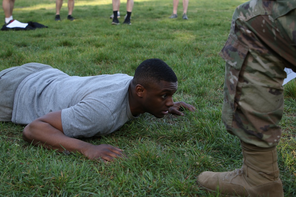 First ID Soldiers conduct ACFT in Poland