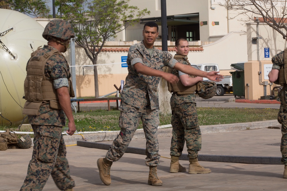 SPMAGTF-CR-AF 19.2 conducts patrolling training to remain vigilant