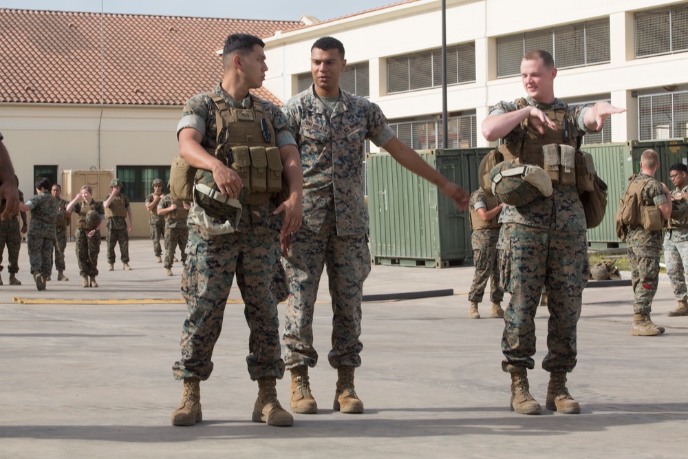SPMAGTF-CR-AF 19.2 conducts patrolling training to remain vigilant