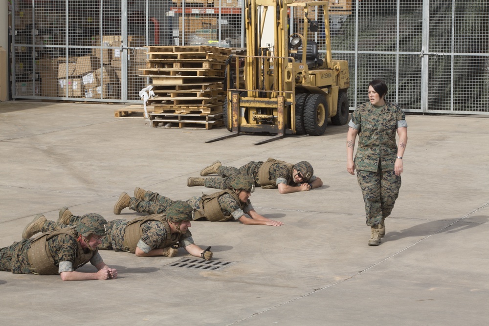 SPMAGTF-CR-AF 19.2 conducts patrolling training to remain vigilant