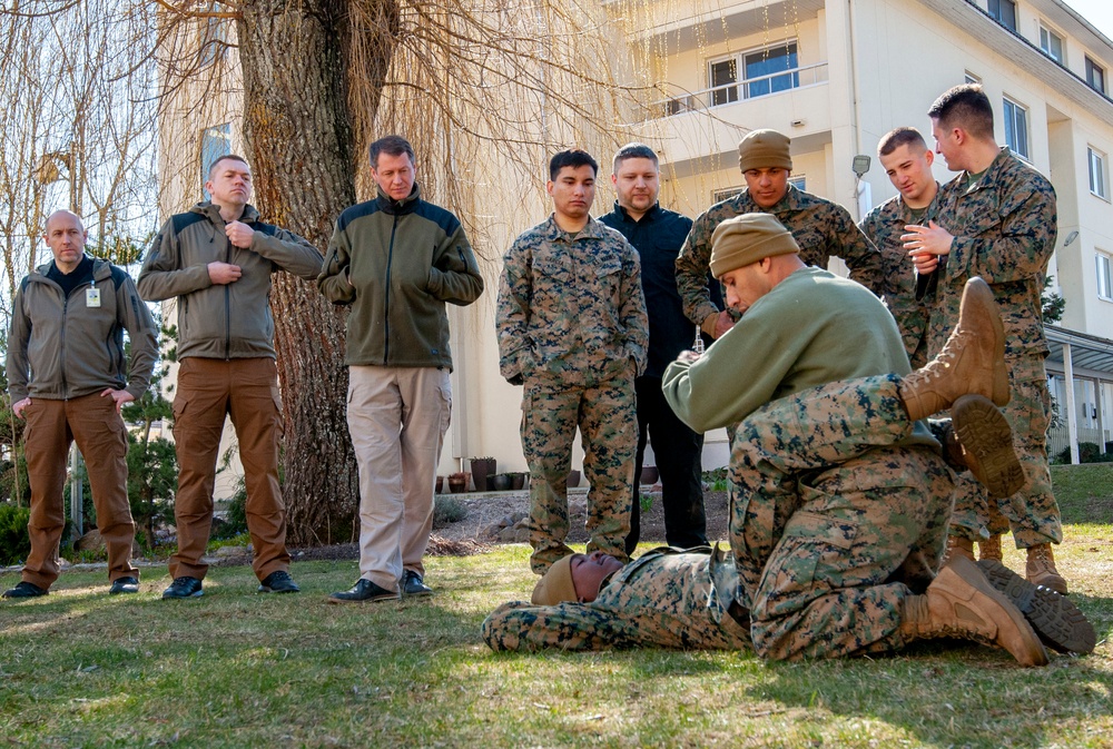 FAST Marines visit U.S. Embassy Vilnius