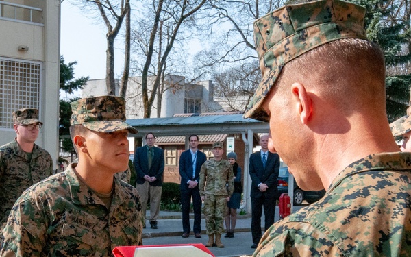 FAST Marines visit U.S. Embassy Vilnius