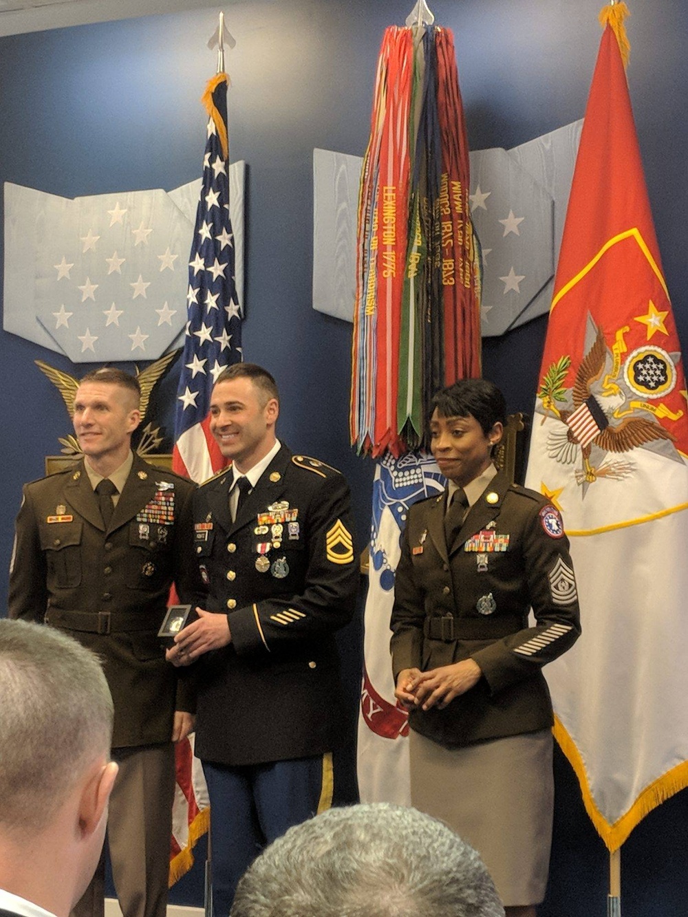 Sergeant Major of the Army Recognizes Army Recruiter from Birmingham