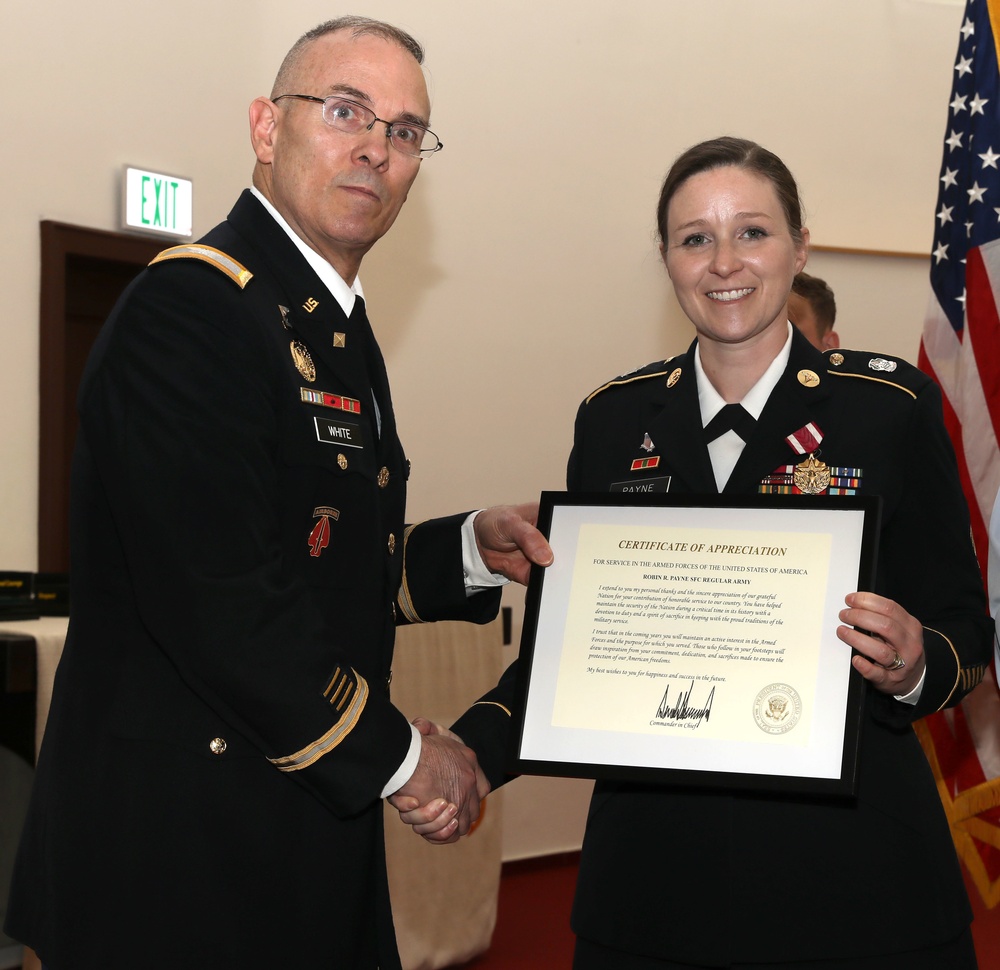 21st TSC Retirement Ceremony