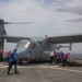 Marines depart the USS Fort McHenry