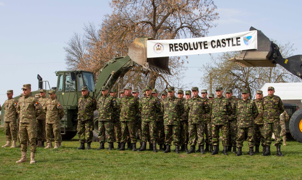 Engineers pave way for Resolute Castle 19 with ceremony