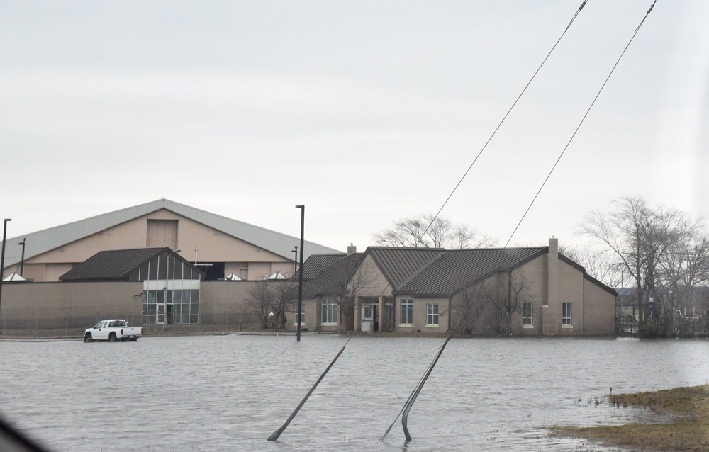 Flood Damage Around Offutt Air Force Base