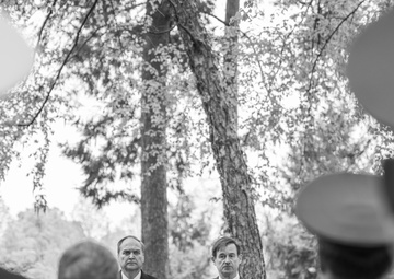Wreath-Laying Ceremony at the Spirit of the Elbe Marker