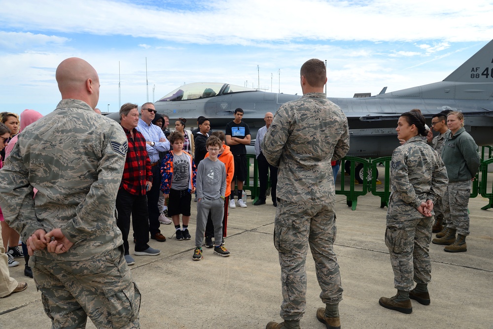 Big Brothers Big Sisters visit 177FW