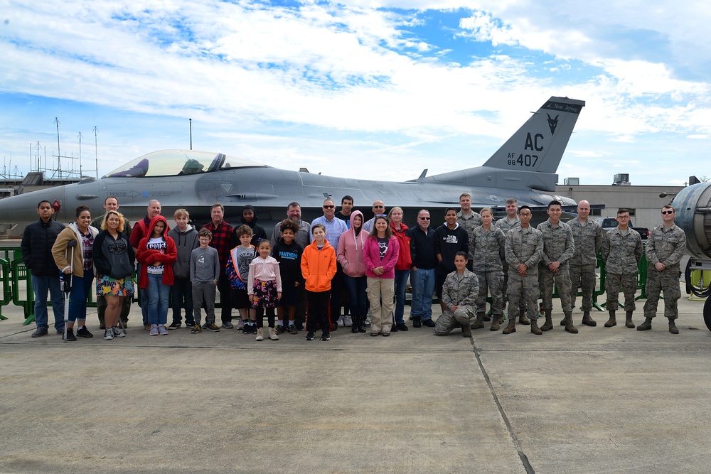 Big Brothers Big Sisters visit 177FW