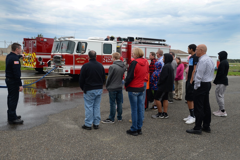 Big Brothers Big Sisters visit 177FW