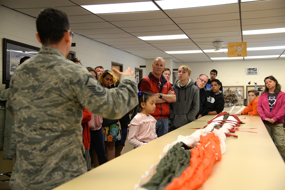 Big Brothers Big Sisters visit 177FW